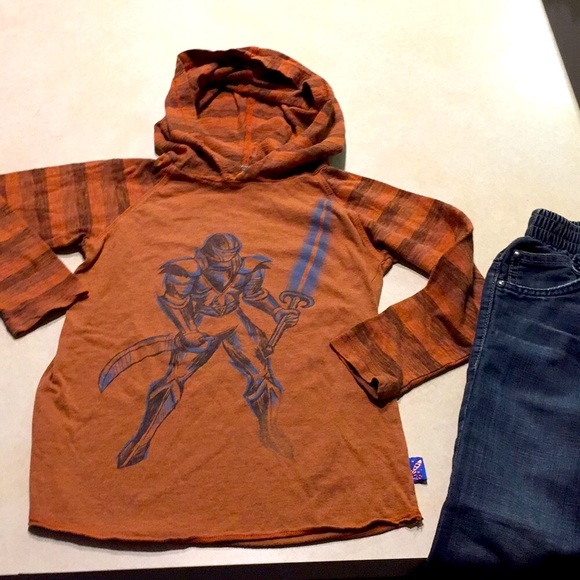 Charlie Rocket Other - 🚀Charlie Rocket size 4- long sleeve hooded orange